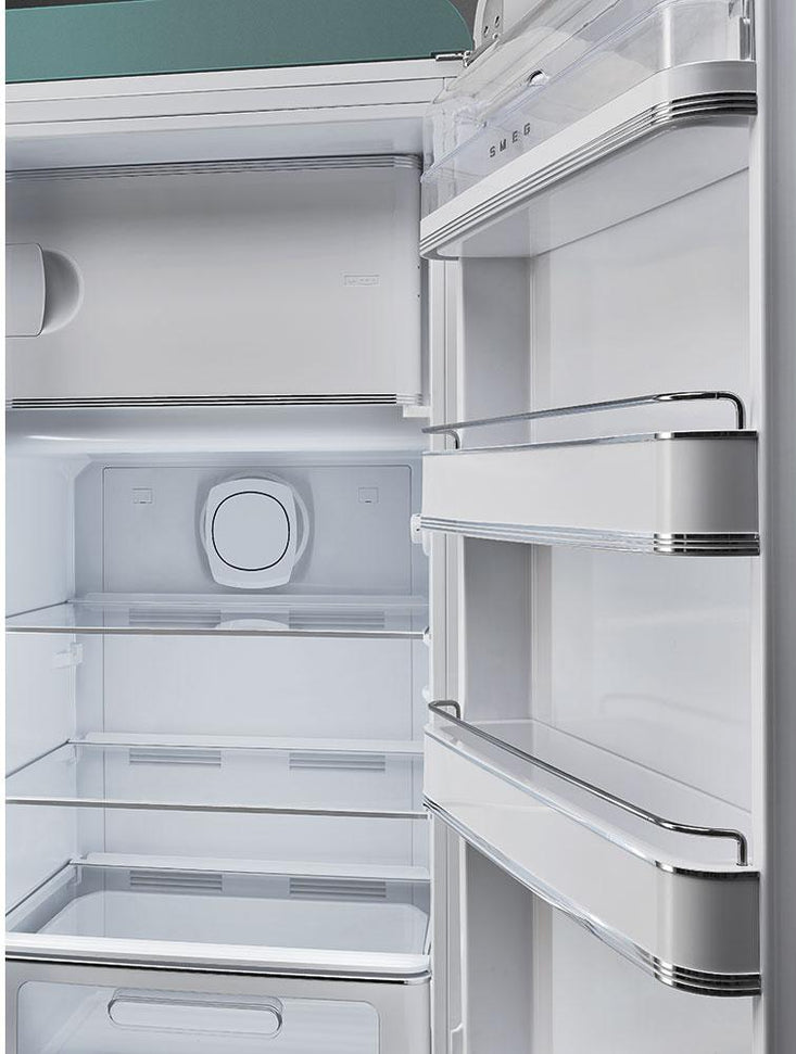 Smeg - 24" 50's Retro Style Refrigerator Right Hinge Matte Emerald Green - FAB28URDEG3 (Special Order Item)