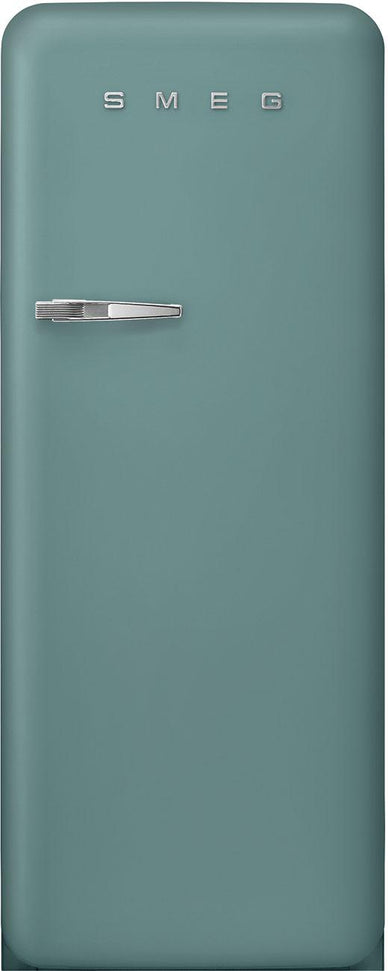Smeg - 24" 50's Retro Style Refrigerator Right Hinge Matte Emerald Green - FAB28URDEG3 (Special Order Item)