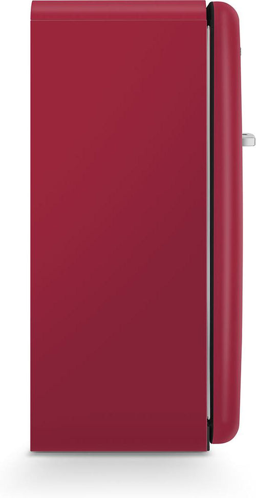 Smeg - 24" 50's Retro Style Refrigerator Right Hinge Matte Ruby Red - FAB28URDRB3 (Special Order Item)