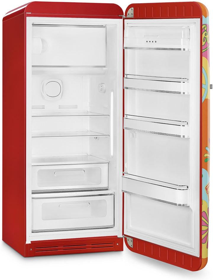 Smeg - 24" 50's Retro Style Refrigerator/Freezer Right Hinge Coca Cola Unity - FAB28URDUN3 (Special Order Item)