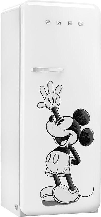 Smeg - 24" 50's Retro Style Refrigerator/Freezer Right Hinge Mickey Mouse - FAB28URDMM4 (Special Order Item)