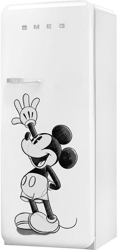 Smeg - 24" 50's Retro Style Refrigerator/Freezer Right Hinge Mickey Mouse - FAB28URDMM4 (Special Order Item)