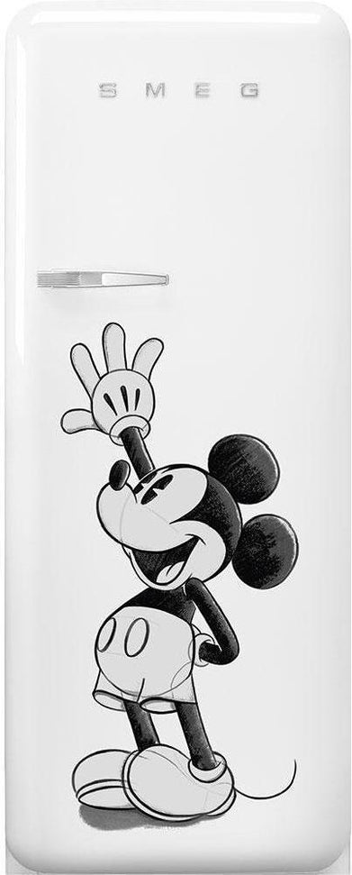 Smeg - 24" 50's Retro Style Refrigerator/Freezer Right Hinge Mickey Mouse - FAB28URDMM4 (Special Order Item)
