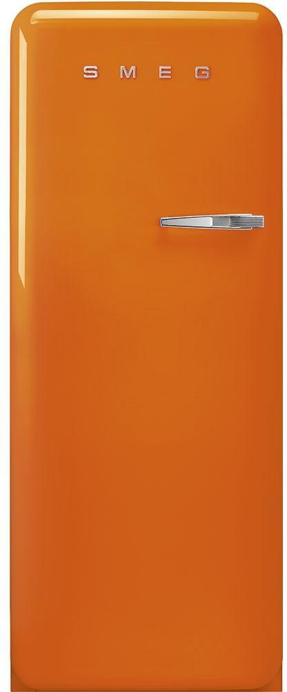 Smeg - 24" 50's Retro Style RefrigeratorLeft Hinge Orange - FAB28ULOR3