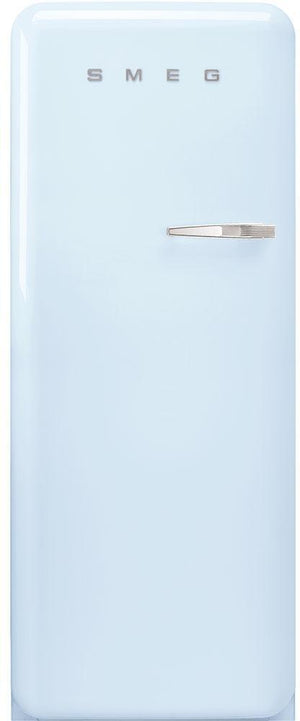 Smeg - 24" 50's Retro Style RefrigeratorLeft Hinge Pastel Blue - FAB28ULPB3