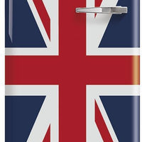 Smeg - 24" 50's Retro Style RefrigeratorLeft Hinge Union Jack - FAB28ULDUJ3 (Special Order Item)