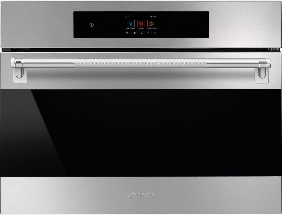 Smeg - 24" Compact Speed Oven, Touch Control, Classic Series, Pro Handle - SOCU2304MCX