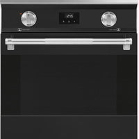 Smeg - 24" Freestanding Matte Black Induction Range - SPR24UIMAN