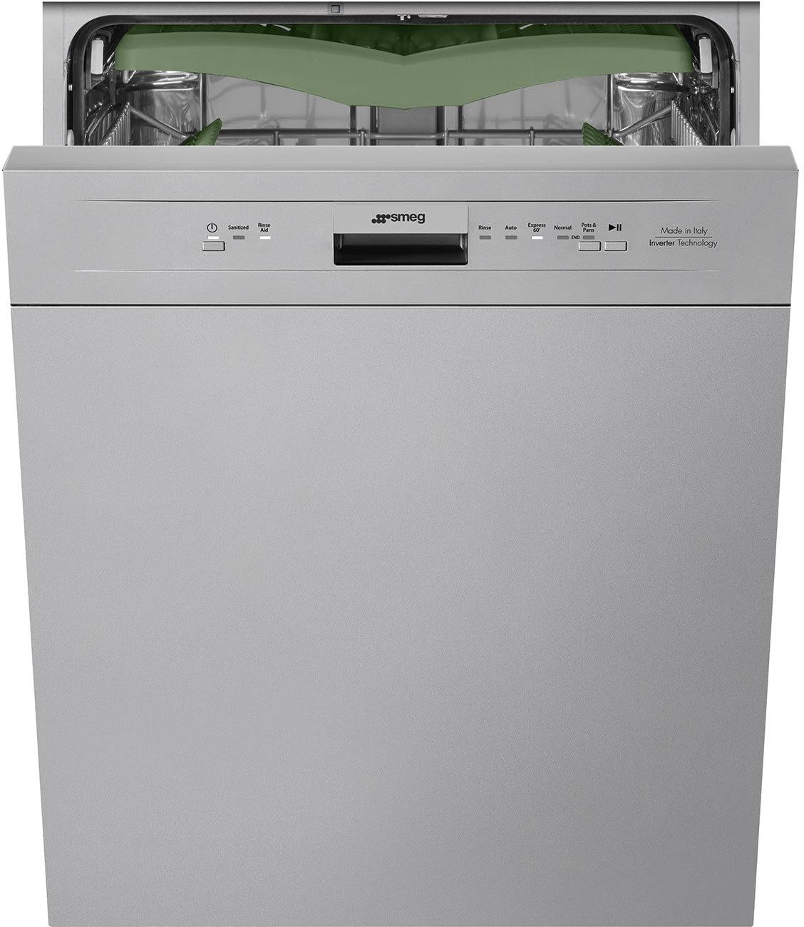 Smeg - 24" Full Console Built-in Dishwasher with Orbital Wash System - DW8210X