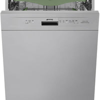 Smeg - 24" Full Console Built-in Dishwasher with Orbital Wash System - DW8210X