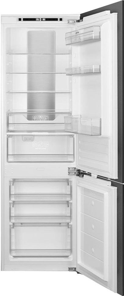 Smeg - 24" Panel Ready Built-In Bottom Mount Refrigerator - CB2485U