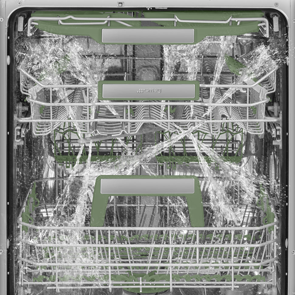 Smeg - 24" Panel Ready Fully Integrated Built-in Dishwasher with 16 Place Setting Capacity - DW8630