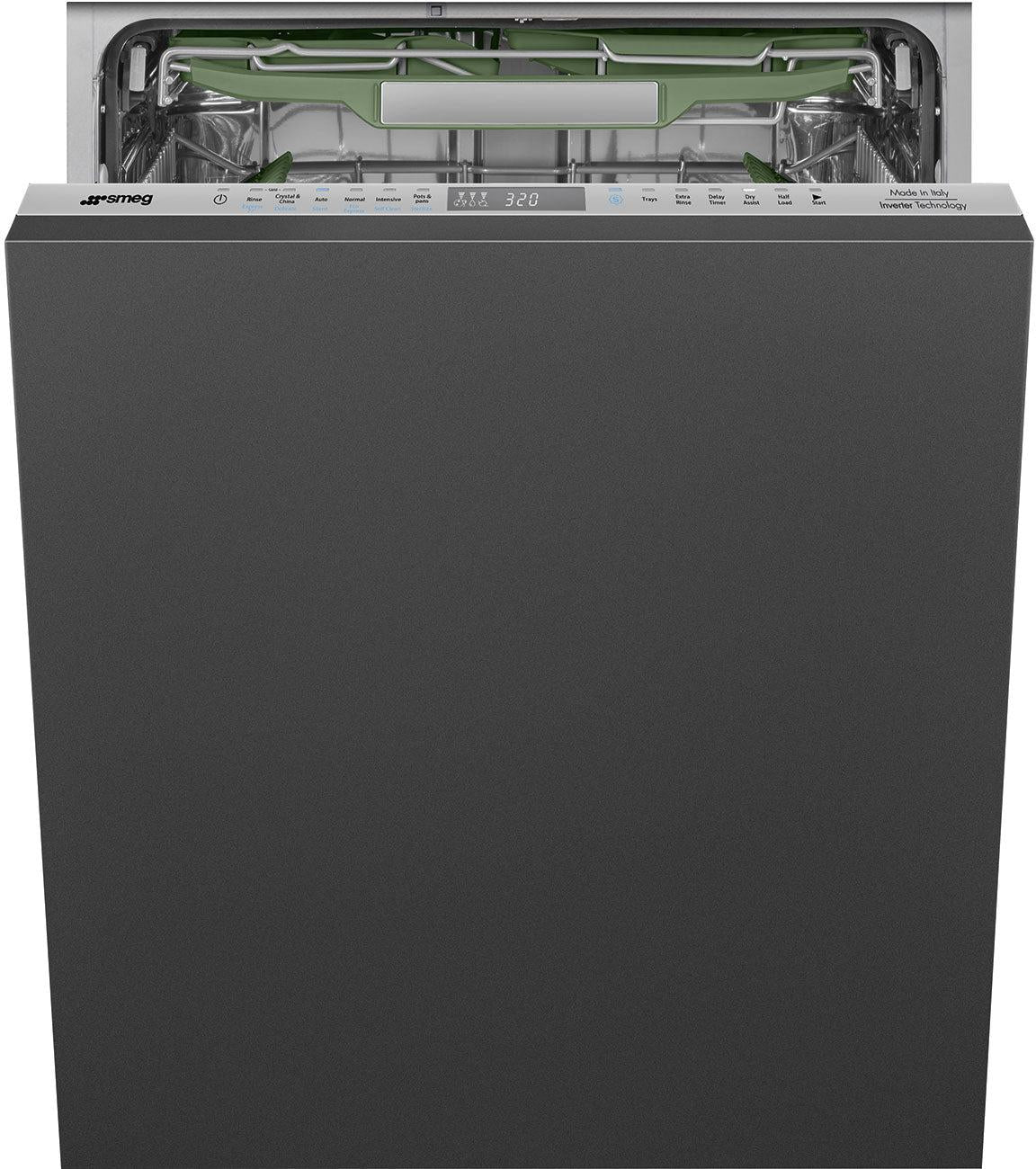 Smeg - 24" Panel Ready Fully Integrated Built-in Dishwasher with 16 Place Setting Capacity - DW8630