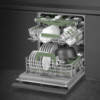 Smeg - 24" Panel Ready Fully Integrated Built-in Dishwasher with Orbital Wash System - DW8620