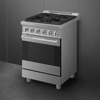 Smeg - 24" Professional Stainless-Steel ALL GAS Range - SPR24UGGX (Special Order Item)