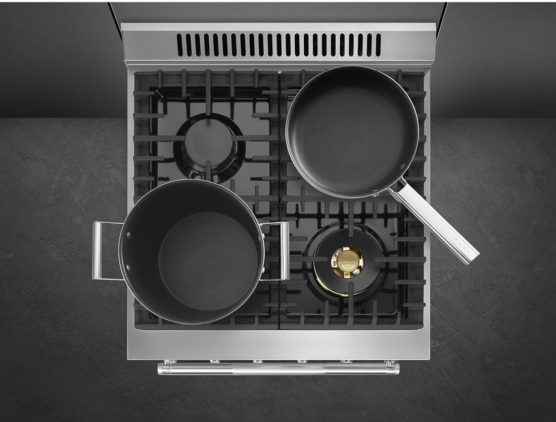 Smeg - 24" Professional Stainless-Steel ALL GAS Range - SPR24UGGX (Special Order Item)