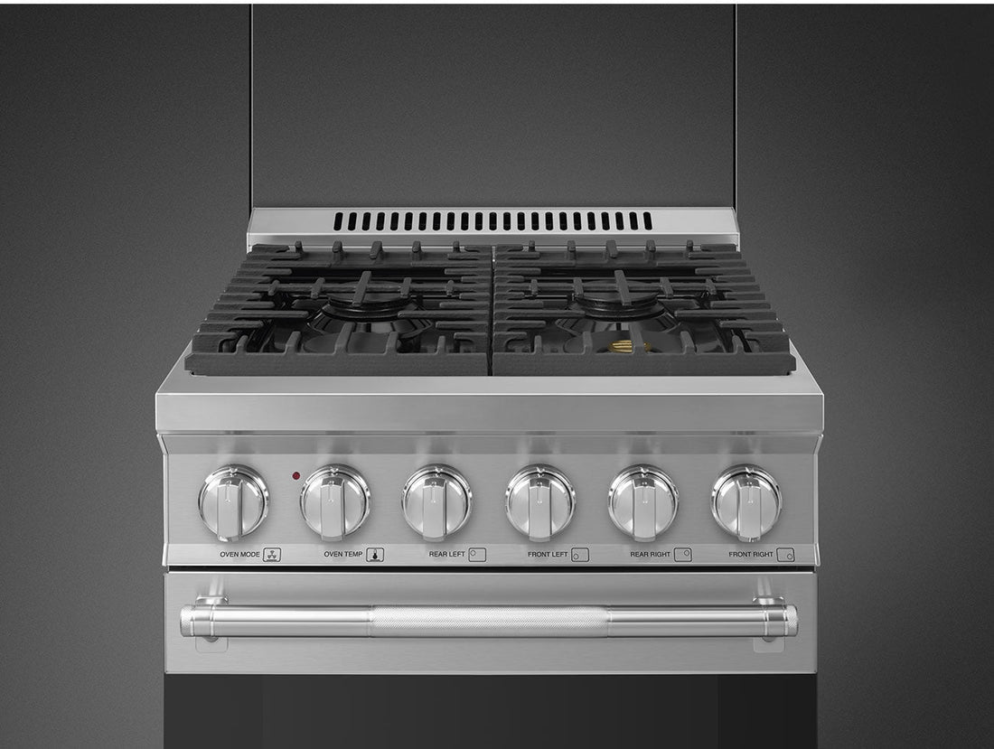 Smeg - 24" Professional Stainless-Steel ALL GAS Range - SPR24UGGX (Special Order Item)