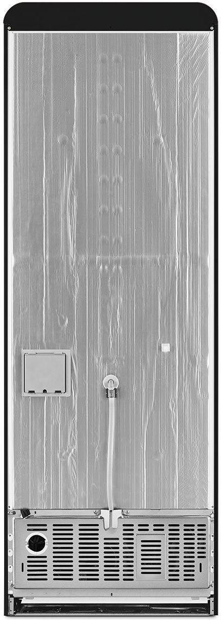 Smeg - 27" 50's Retro Style Bottom Mount Freezer Right Hinge Black - FAB38URBL (Special Order Item)