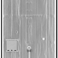 Smeg - 27" 50's Retro Style Bottom Mount Freezer Right Hinge Black - FAB38URBL (Special Order Item)