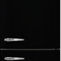 Smeg - 27" 50's Retro Style Bottom Mount Freezer Right Hinge Black - FAB38URBL (Special Order Item)