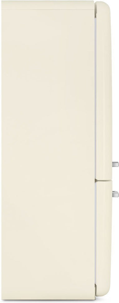 Smeg - 27" 50's Retro Style Bottom Mount Freezer Right Hinge Cream - FAB38URCR (Special Order Item)