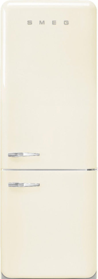Smeg - 27" 50's Retro Style Bottom Mount Freezer Right Hinge Cream - FAB38URCR (Special Order Item)
