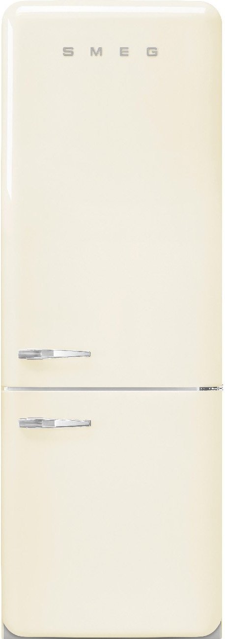 Smeg - 27" 50's Retro Style Bottom Mount Freezer Right Hinge Cream - FAB38URCR (Special Order Item)