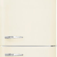 Smeg - 27" 50's Retro Style Bottom Mount Freezer Right Hinge Cream - FAB38URCR (Special Order Item)