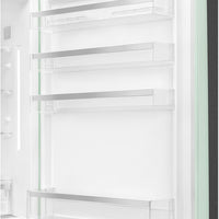 Smeg - 27" 50's Retro Style Bottom Mount Freezer Right Hinge Pastel Green - FAB38URPG (Special Order Item)