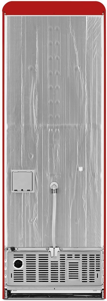 Smeg - 27" 50's Retro Style Bottom Mount Freezer Right Hinge Red - FAB38URRD (Special Order Item)
