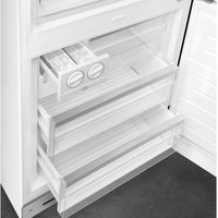 Smeg - 27" 50's Retro Style Bottom Mount Freezer Right Hinge White - FAB38URWH (Special Order Item)