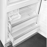 Smeg - 27" 50's Retro Style Bottom Mount Freezer Right Hinge White - FAB38URWH (Special Order Item)