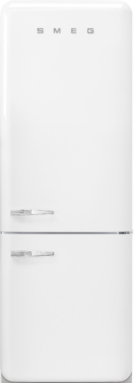Smeg - 27" 50's Retro Style Bottom Mount Freezer Right Hinge White - FAB38URWH (Special Order Item)