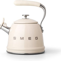 Smeg - 2.3 L Cream Whistling Kettle - CKLW2001CR