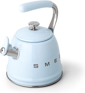 Smeg - 2.3 L Pastel Blue Whistling Kettle - CKLW2001PB