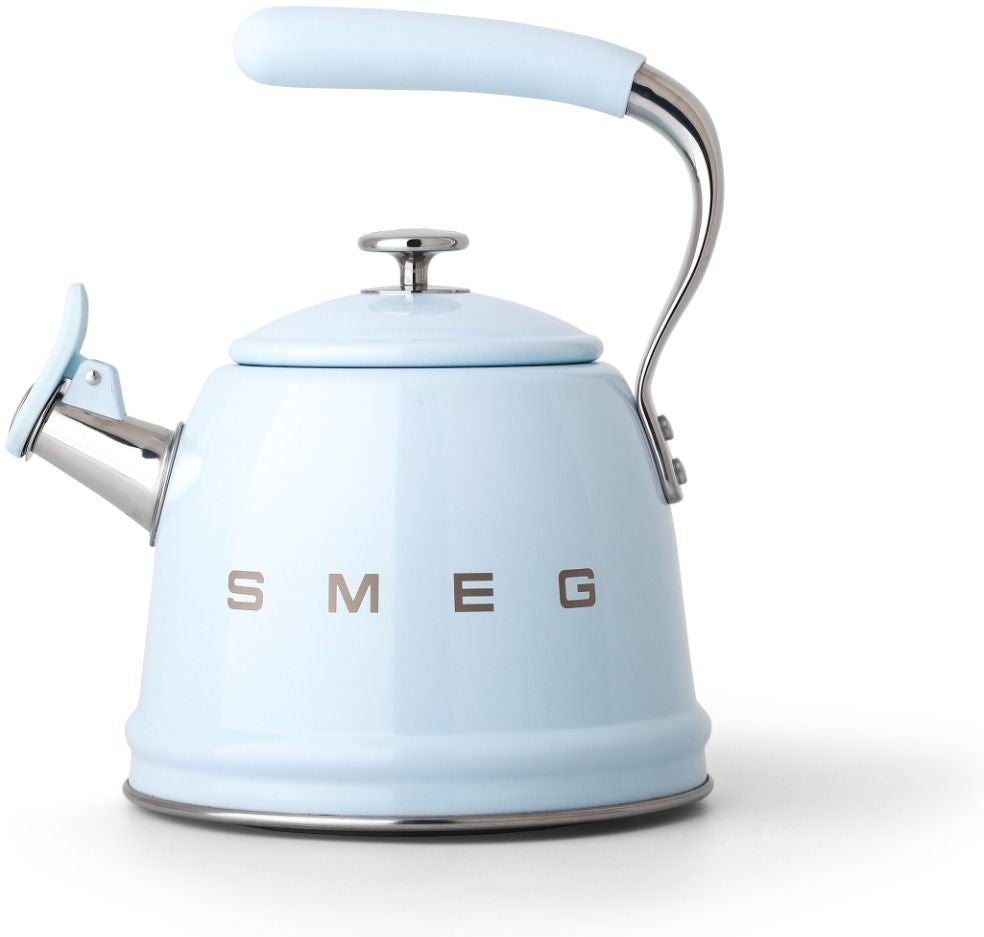 Smeg - 2.3 L Pastel Blue Whistling Kettle - CKLW2001PB