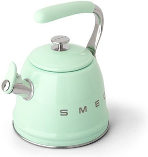 Smeg - 2.3 L Pastel Green Whistling Kettle - CKLW2001PG