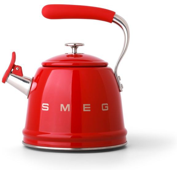 Smeg - 2.3 L Red Whistling Kettle - CKLW2001RD