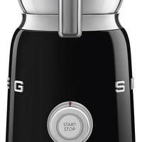 Smeg - 2.5 Cups Retro 50's Style Black Milk Frother - MFF11BLUS