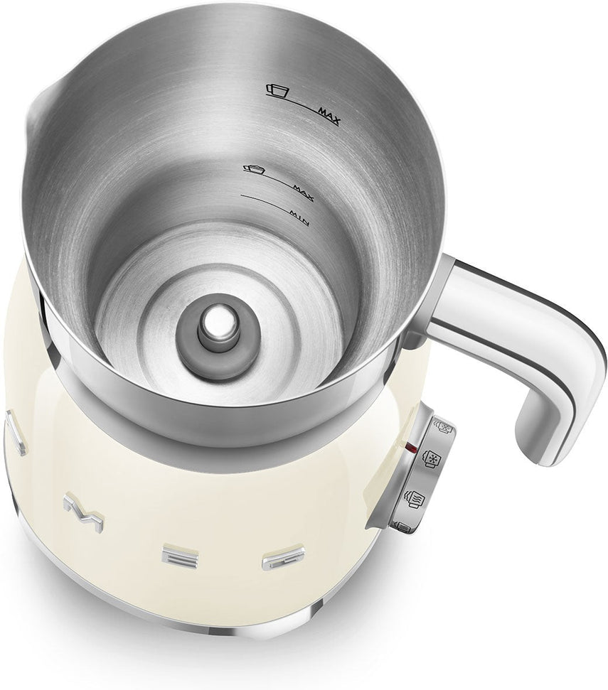 Smeg - 2.5 Cups Retro 50's Style Cream Milk Frother - MFF11CRUS