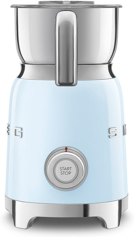 Smeg - 2.5 Cups Retro 50's Style Pastel Blue Milk Frother - MFF11PBUS