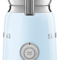 Smeg - 2.5 Cups Retro 50's Style Pastel Blue Milk Frother - MFF11PBUS