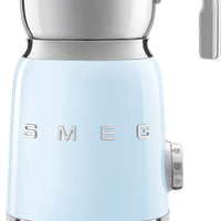 Smeg - 2.5 Cups Retro 50's Style Pastel Blue Milk Frother - MFF11PBUS