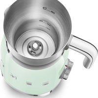 Smeg - 2.5 Cups Retro 50's Style Pastel Green Milk Frother - MFF11PGUS