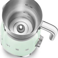 Smeg - 2.5 Cups Retro 50's Style Pastel Green Milk Frother - MFF11PGUS