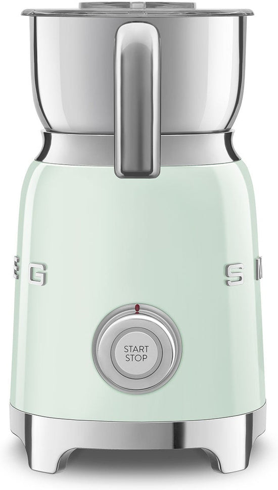 Smeg - 2.5 Cups Retro 50's Style Pastel Green Milk Frother - MFF11PGUS
