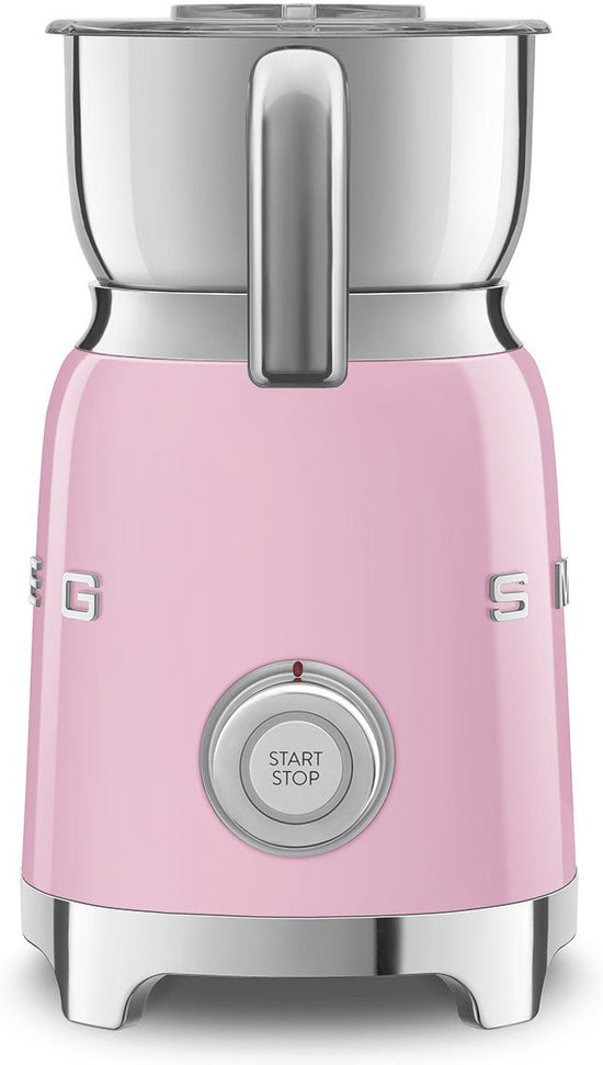 Smeg - 2.5 Cups Retro 50's Style Pink Milk Frother - MFF11PKUS