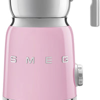 Smeg - 2.5 Cups Retro 50's Style Pink Milk Frother - MFF11PKUS