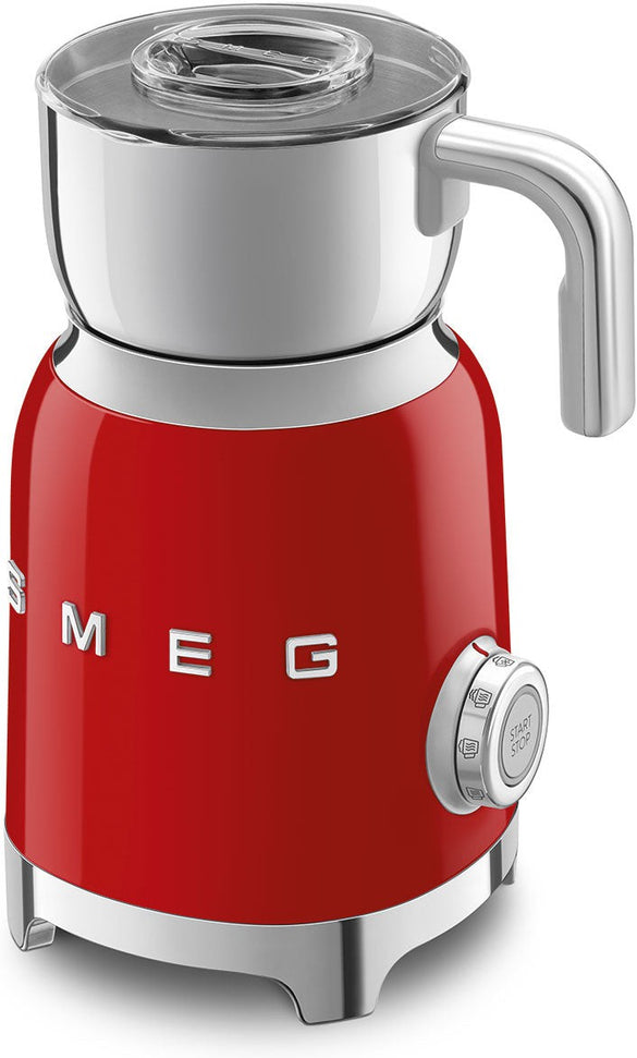 Smeg - 2.5 Cups Retro 50's Style Red Milk Frother - MFF11RDUS