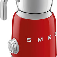 Smeg - 2.5 Cups Retro 50's Style Red Milk Frother - MFF11RDUS